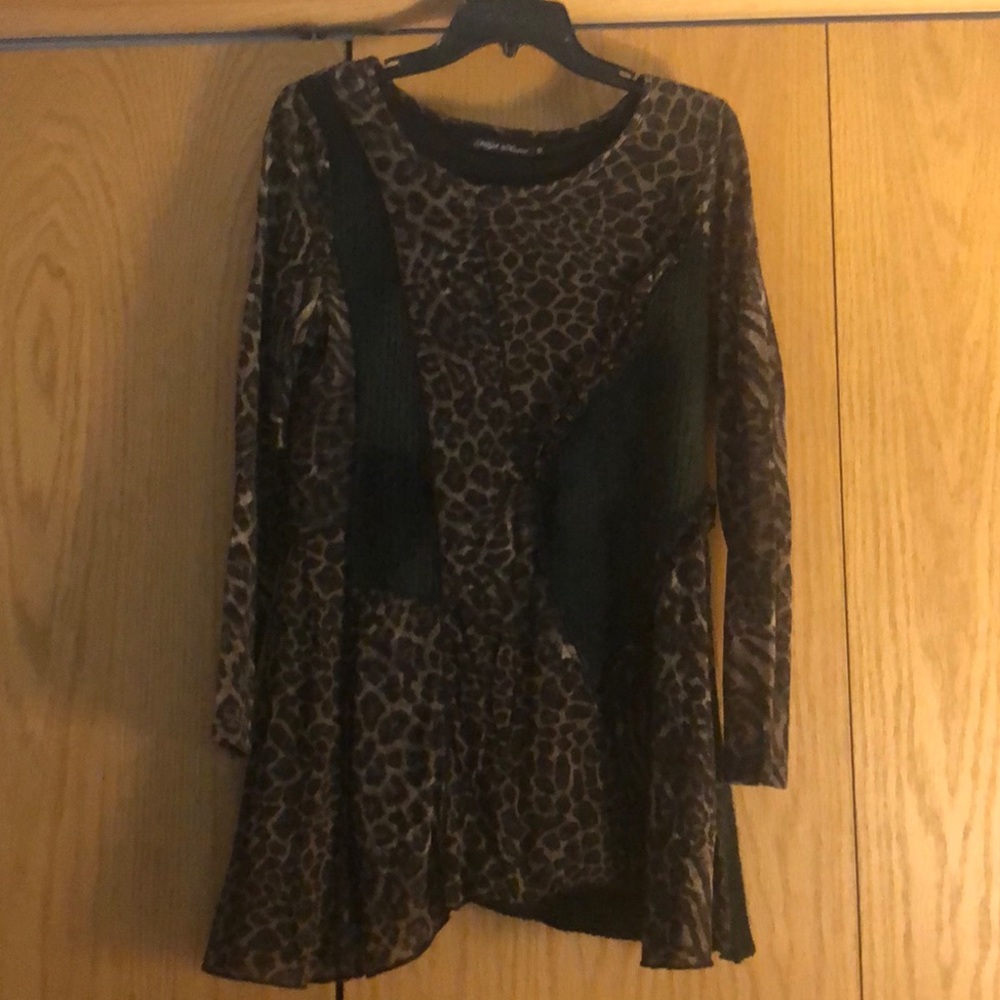 High Secret (boutique), size small, multi, animal print tunic. Worn once.